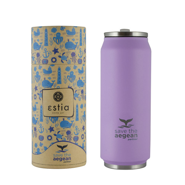 COFFEE CUP 500ML PURPLE ΜΑΤΤΕ SAVE AEGEAN