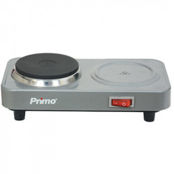 Εστία Ηλεκτρική καφέ silver PRHP-40219 450W PRIMO Silver