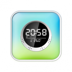 ΗΧΕΙΟ ΑΣΥΡΜΑΤΟ Bluetooth LED & ψηφιακό ρολόι – P10 – 810811