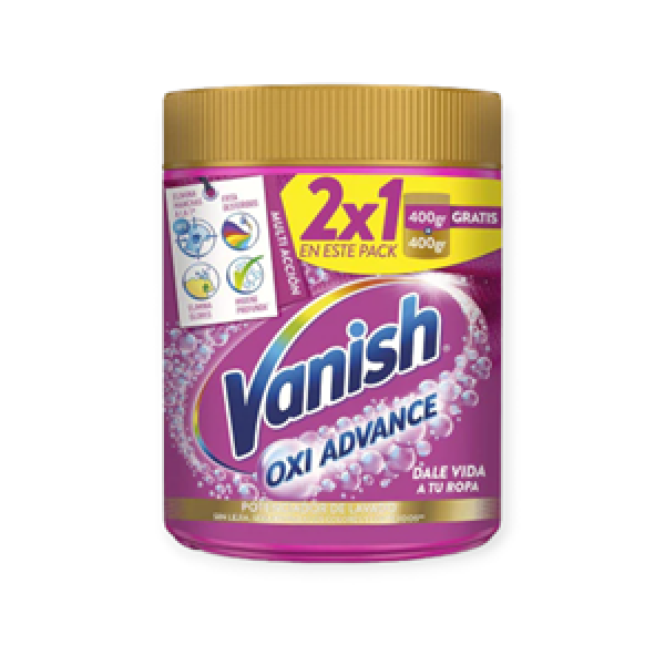 VANISH OXI ADVANCE ΕΝΙΣΧΥΤΙΚΟ ΠΛΥΣΗΣ 800gr