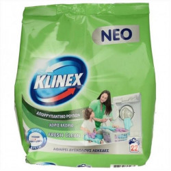 Σκόνη πλυντηρίου klinex σακούλα 22μεζ (1,43kg) fresh clean ...