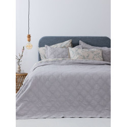 ΚΟΥΒΕΡΛΙ + ΜΑΞΙΛΑΡΟΘΗΚΗ ΣΕΤ ΜΟΝΟ 160x240 IFIGENEIA SILVER
