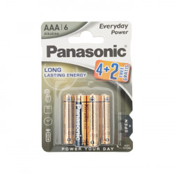 Mπαταρίες αλκαλικές Panasonic AAA EVERYDAY POWER 6τμχ