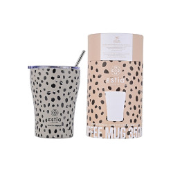 ΘΕΡΜΟΣ COFFEE MUG SAVE THE AEGEAN 350ml LEOPARD TAUPE