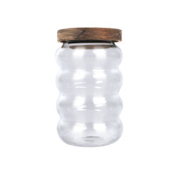 ΔΟΧΕΙΟ ΑΠΟΘΗΚΕΥΣΗΣ ALLURE ΓΥΑΛΙΝΟ 700ml 9.5x9.5x15.8cm