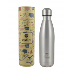 TRAVEL FLASK 500ML NICKEL SAVE AEGEAN