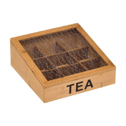 ΘΗΚΗ ΑΠΟΘΗΚΕΥΣΗΣ ΓΙΑ ΤΣΑΙ ΜΠΑΜΠΟΥ 23.5x23.5x5.7CM Ν.6006