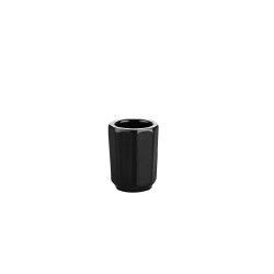 ΘΗΚΗ οδοντογλυφίδας μελαμίνης μαύρη 3.8x5cm