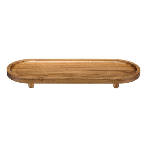ΞΥΛΟ ΠΑΡ/ΣΗΣ-ΣΕΡΒ/ΤΟΣ ΑΚΑΚΙΑΣ ΟΒΑΛ 41x15.3x4.1CM Ν.2086