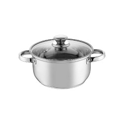 ΧΥΤΡΑ INOX 22CM ΓΥΑΛΙΝΟ ΚΑΠΑΚΙ Ν. 1125