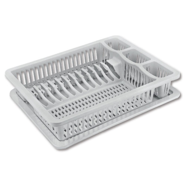 ΠΙΑΤΟΘΗΚΗ ΠΛΑΣΤΙΚΗ ΜΟΝΗ ΑΣΠΡΗ 10 WHITE