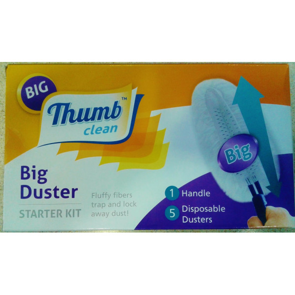 ΣΚΟΝΟΣΚΟΥΠΑΚΙ DUSTER BIG 1HANDLE 5DISPOSABLE DUSTERS Χ24ΚΙΒ.