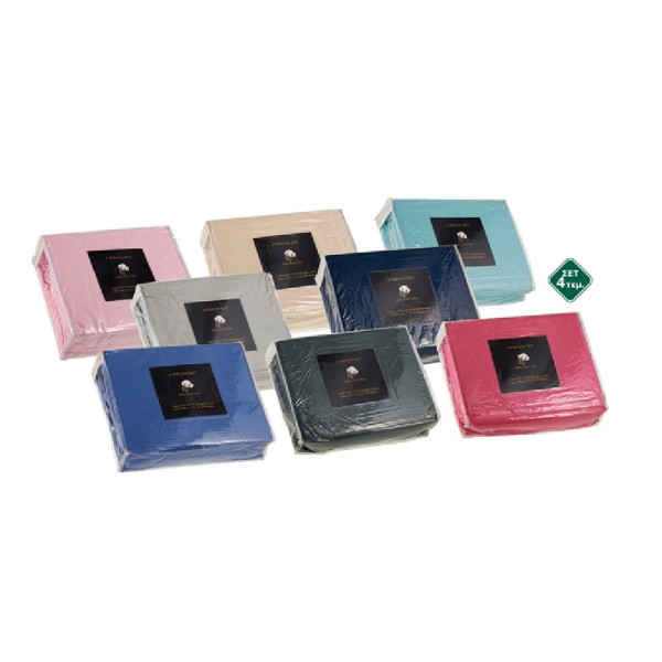 ΣΕΝΤΟΝΙΑ ΔΙΠΛΑ 240Χ270 ΣΕΤ/4 COTTON/ΣΑΤΕΝ  16 FS/SET/4