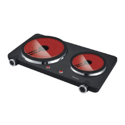 ΕΣΤΙΑ ΚΕΡΑΜΙΚΗ ΔΙΠΛΗ PRCP-40252 PRIMO 16.5εκ.-1000W + 22εκ.-1500W Μαύρη