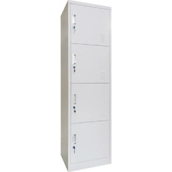 ΦΟΡΙΑΜΟΣ-LOCKER ΜΕΤΑΛΛΙΚΟΣ 50X45X180cm 4ΝΤΟΥΛΑΠΙΑ (ΕΚΠΤ.-15€ ΚΟΥΤΙ)