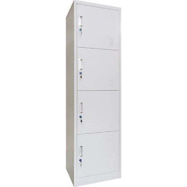 ΦΟΡΙΑΜΟΣ-LOCKER ΜΕΤΑΛΛΙΚΟΣ 50X45X180cm 4ΝΤΟΥΛΑΠΙΑ (ΕΚΠΤ.-15€ ΚΟΥΤΙ)