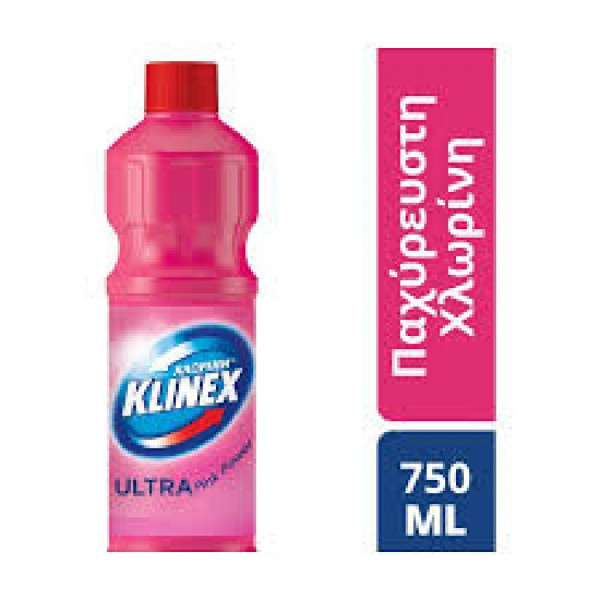 ΧΛΩΡΙΝΗ KLINEX ULTRA ΡΟΖ 1250ML