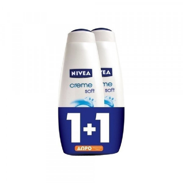 ΑΦΡΟΛΟΥΤΡΟ NIVEA Creme Soft 750ml 1+1 ΔΩΡΟ