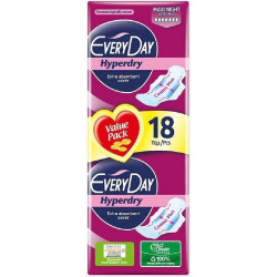 ΣΕΡΒΙΕΤΕΣ EVERYDAY SENSITIVE ULTRA PLUS 18 PCS