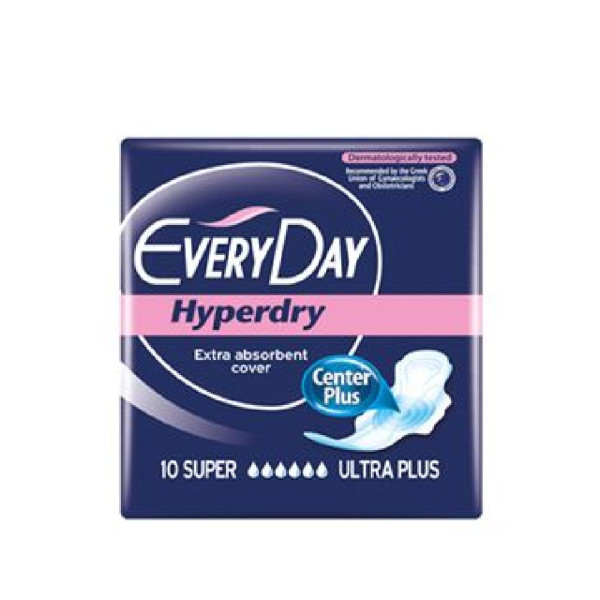 Σερβιέτες Every Day Ultra Plus Hyperdry Super 10τμχ