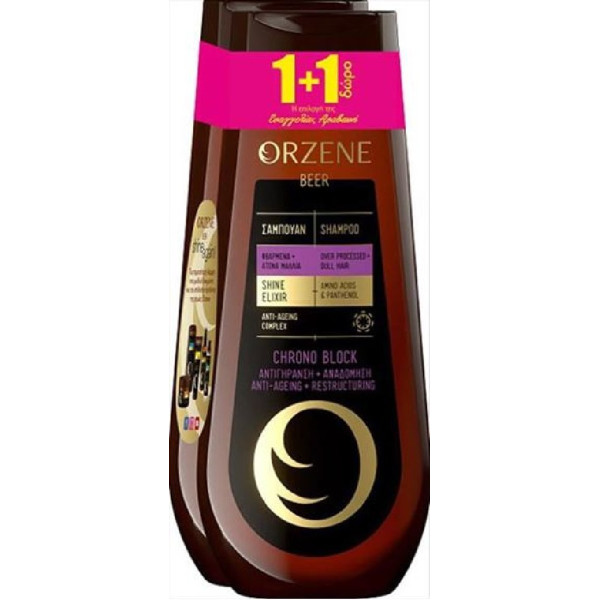 ΣΑΠΟΥΑΝ orzene 400ml φθαρμενα & ατονα μαλλια (1+1δωρο)