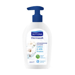 ΚΡΕΜΟΣΑΠΟΥΝΟ SEPTONA COTTON & MILK PR. 400ml