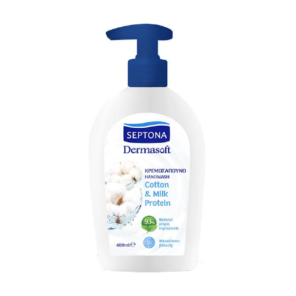 ΚΡΕΜΟΣΑΠΟΥΝΟ SEPTONA COTTON & MILK PR. 400ml