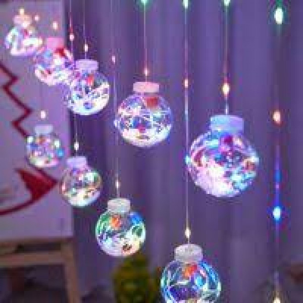 Χριστουγεννιάτικα διακοσμητικά φώτα LED - Κουρτίνα - 10-110L 