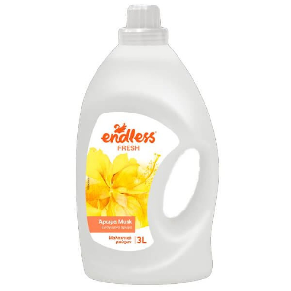 ΥΓΡΟ ΜΑΛΑΚΤΙΚΟ ENDLESS 3lit - (MUSK / ΑΣΠΡΟ)