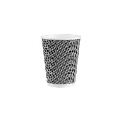 ΠΟΤΗΡΙ ΧΑΡΤΙΝΟ 12ΟΖ-90mm RW ΜΑΥΡΟ/ΓΚΡΙ 20Χ25ΤΕΜ.