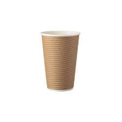 ΠΟΤΗΡΙΑ ΧΑΡΤΙΝΑ 16OZ ΚΡΑΦΤ PIPPLE ΚΑΦΕ 25ΤΕΜ.