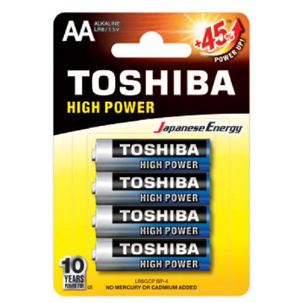 ΜΠΑΤΑΡΙΕΣ SIMPLY ALKALINE TOSHIBA AA LR6