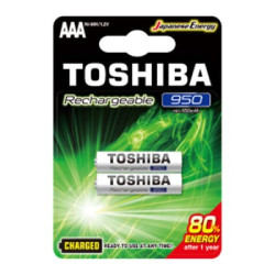 ΜΠΑΤΑΡΙΕΣ ΕΠΑΝ/ΖΟΜΕΝΕΣ ΑΑΑ TOSHIBA 950mah 2ΤΕΜ.