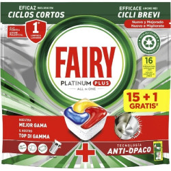 ΤΑΜΠΛΕΤΕΣ ΛΕΜΟΝΙ FAIRY PLATINUM PLUS 15+1 (248ΓΡ)