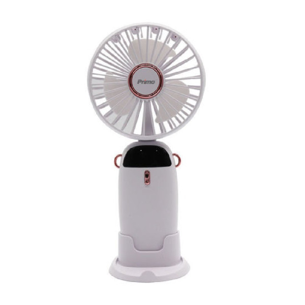 ΑΝΕΜ ΜΙΝΙ 3.5' 9cm PRMF-80695 PRIMO ΛΕΥΚΟΣ ΜΕ USB ΕΠΑΝΑΦ.