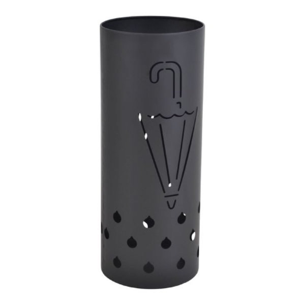 ΟΜΠΡΕΛΟΘΗΚΗ ΜΑΥΡΗ ΜΑΤ ΜΕΤΑΛΙΚΗ ΣΤΡ.  (20x20x50 εκ.)