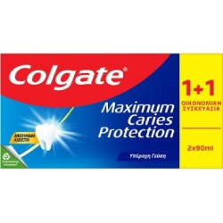 ΟΔΟΝΤΟΚΡΕΜΑ COLGATE 2Χ90ML MAXIMUM CARIES PROTECTION (1+1ΔΩΡΟ)