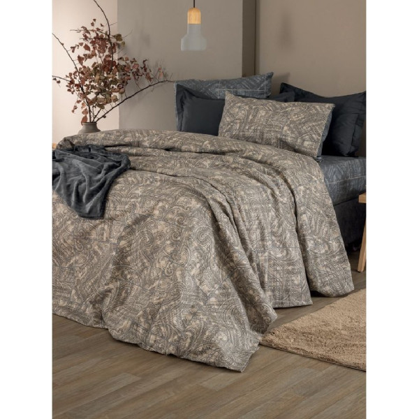 ΣΕΝΤΟΝΙΑ ΥΠΕΡΔ.280X270 FLANNEL BEAUTY FB0240 ΣΕΤ 4 PALAMAIKI