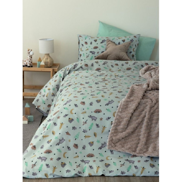 ΣΕΝΤΟΝΙΑ FLOUFI MONA 170X265 FF101 100% COTTON ΣΕΤ 3 PALAMAIKI