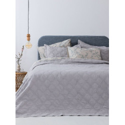 ΚΟΥΒΕΡΛΙ + ΜΑΞΙΛΑΡΟΘΗΚΗ ΣΕΤ ΜΟΝΟ 160x240 IFIGENEIA SILVER