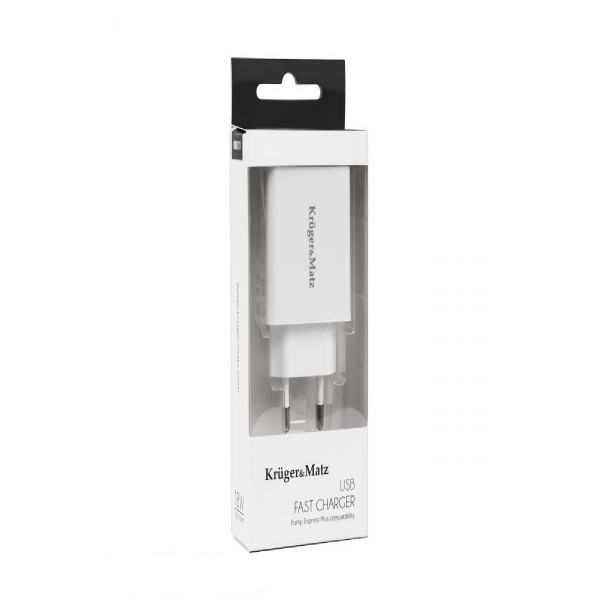 Φορτιστής Pump Express 2.0 με καλώδιο microUSB 1m Kruger&Matz