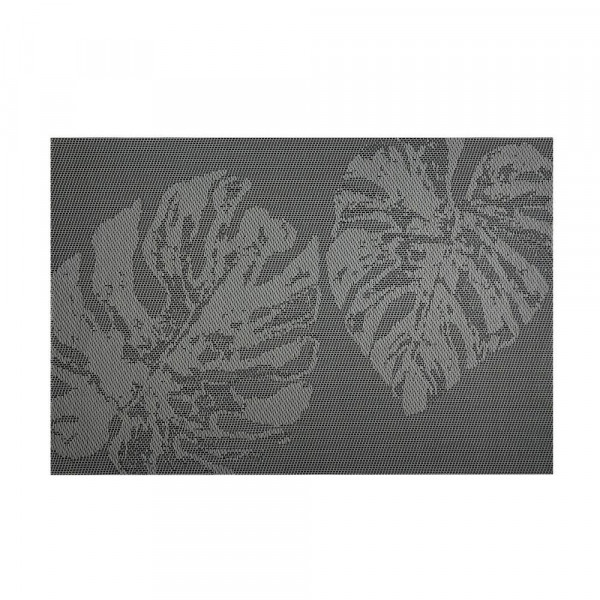 ΣΟΥΠΛΑ 45x30cm ΒΑΝΑΝΑ LEAF DARK GREY 81877C